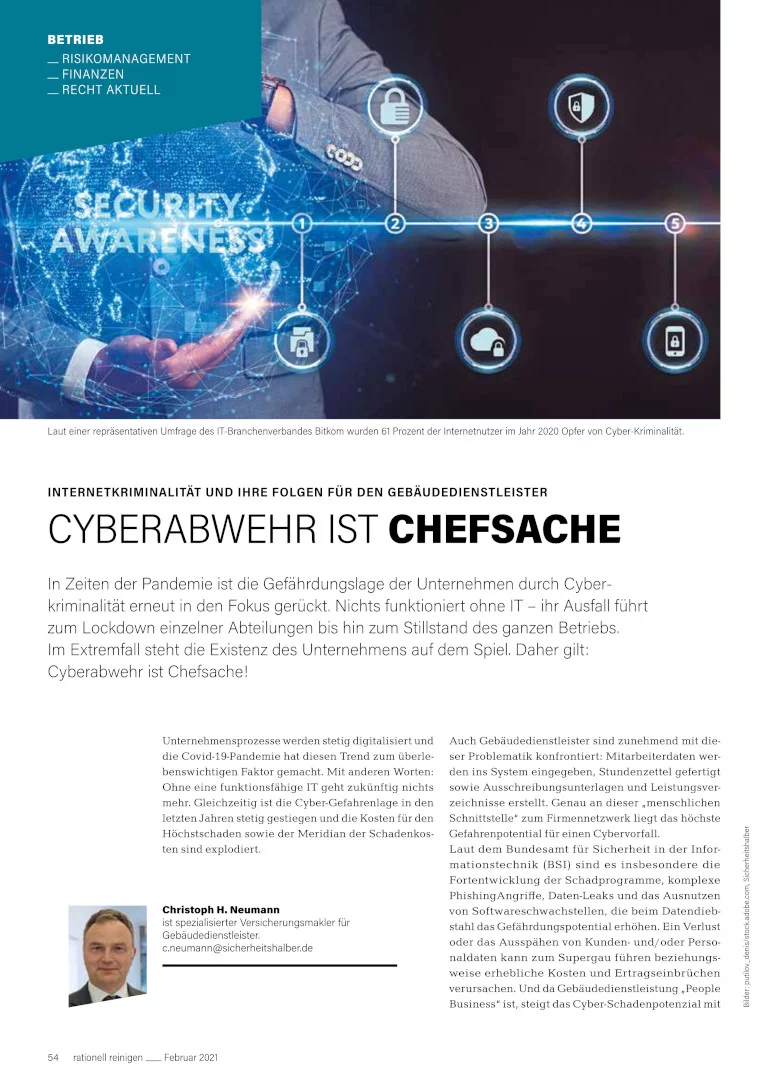 Cyberabwehr ist Chefsache